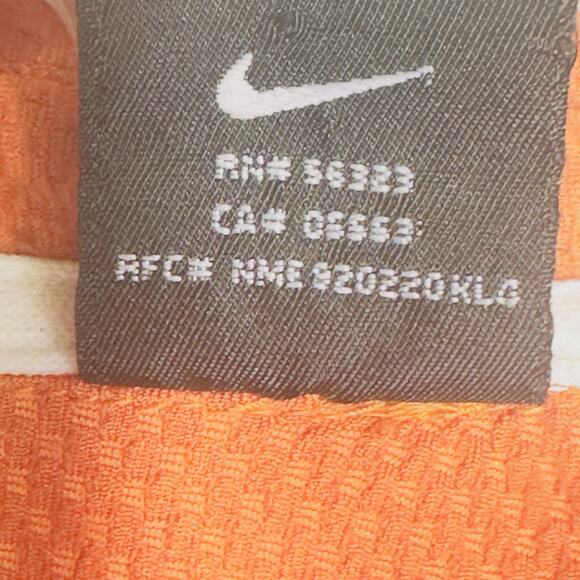 Texas Longhorns Nike NCAA Collegiate Team Polo Shirt Men's Large Orange Dri-Fit - Picture 9 of 14